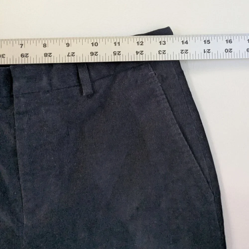 B By Brooks Brothers Big Boys Baccent 16R Corduroy Pants Navy Adjustable Waist